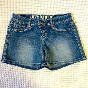 Like New Hydraulic Low Rise Jean Short - Size 9/10